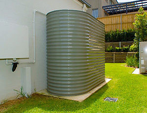 Colorbond Slimline Rainwater Tank